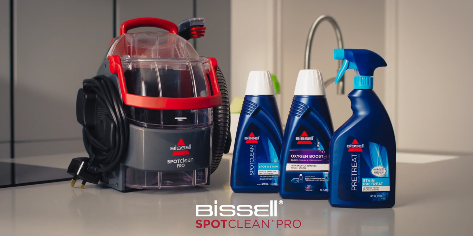 Bissell Professional Spot Cleaner Vacuum Cleaner 2.8L 750W Black
